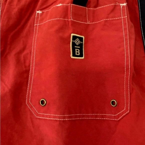 BAILEYS SWIM SHORT FREIZEIT SHORT BEACHWEAR RED Size Medium - Picture 5 of 8